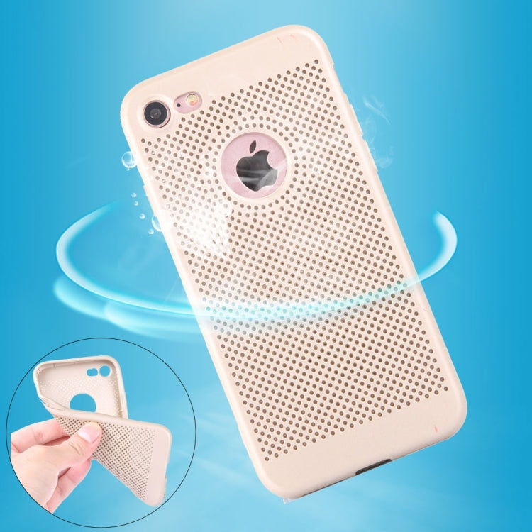 For iPhone 6 & 6s Heat Dissipation Mesh TPU Protective Back Cover Case