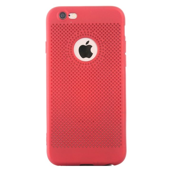 For iPhone 6 & 6s Heat Dissipation Mesh TPU Protective Back Cover Case