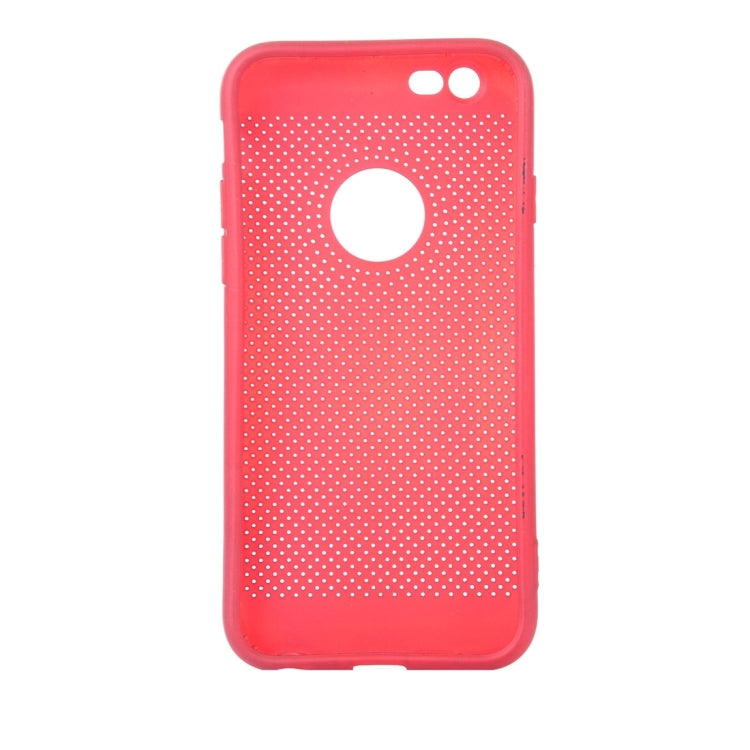 For iPhone 6 & 6s Heat Dissipation Mesh TPU Protective Back Cover Case