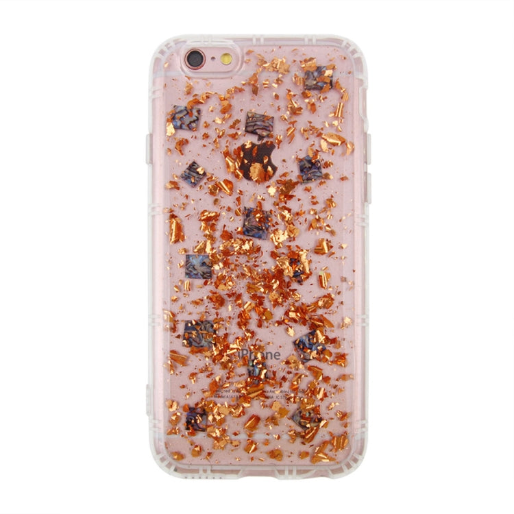 For iPhone 6 & 6s Anti-Gravity Nano-suction Technology Dropproof Sticky Selfie Glitter Sequins Pattern TPU Protective Back Cover Case (Rose Gold)