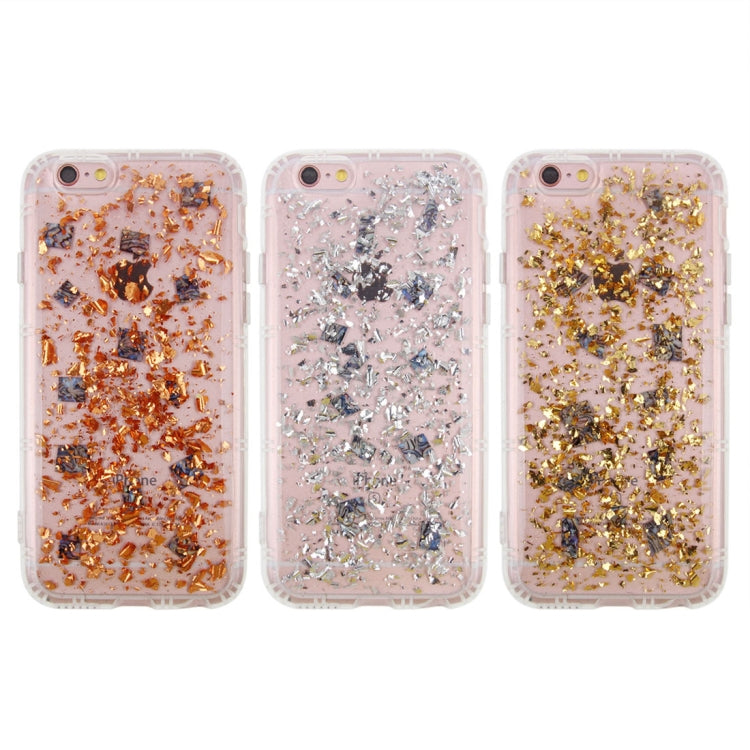 For iPhone 6 & 6s Anti-Gravity Nano-suction Technology Dropproof Sticky Selfie Glitter Sequins Pattern TPU Protective Back Cover Case (Rose Gold)