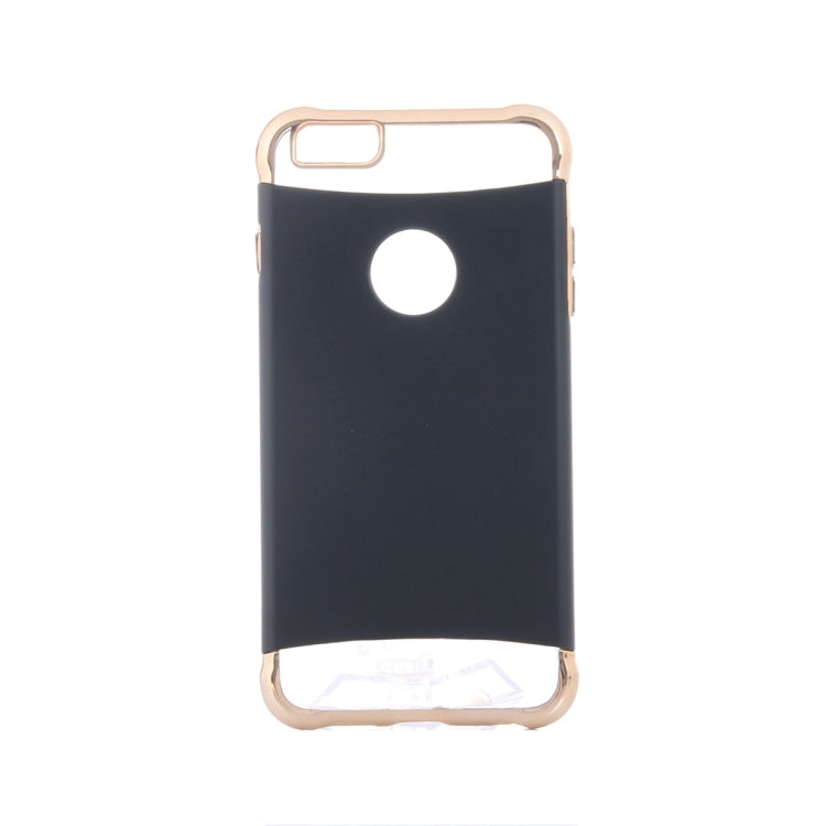 For iPhone 6 & 6s Electroplating Dropproof TPU+PC Detachable Protective Back Cover Case