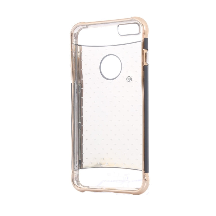 For iPhone 6 & 6s Electroplating Dropproof TPU+PC Detachable Protective Back Cover Case