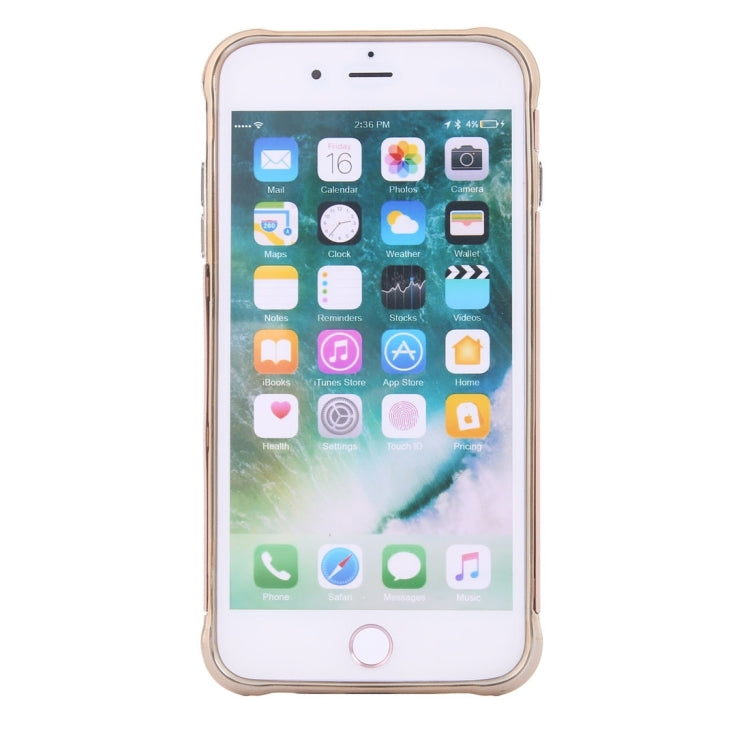 For iPhone 6 & 6s Electroplating Dropproof TPU+PC Detachable Protective Back Cover Case