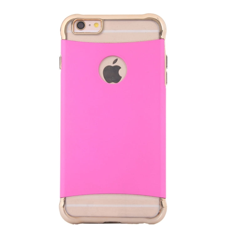 For iPhone 6 & 6s Electroplating Dropproof TPU+PC Detachable Protective Back Cover Case