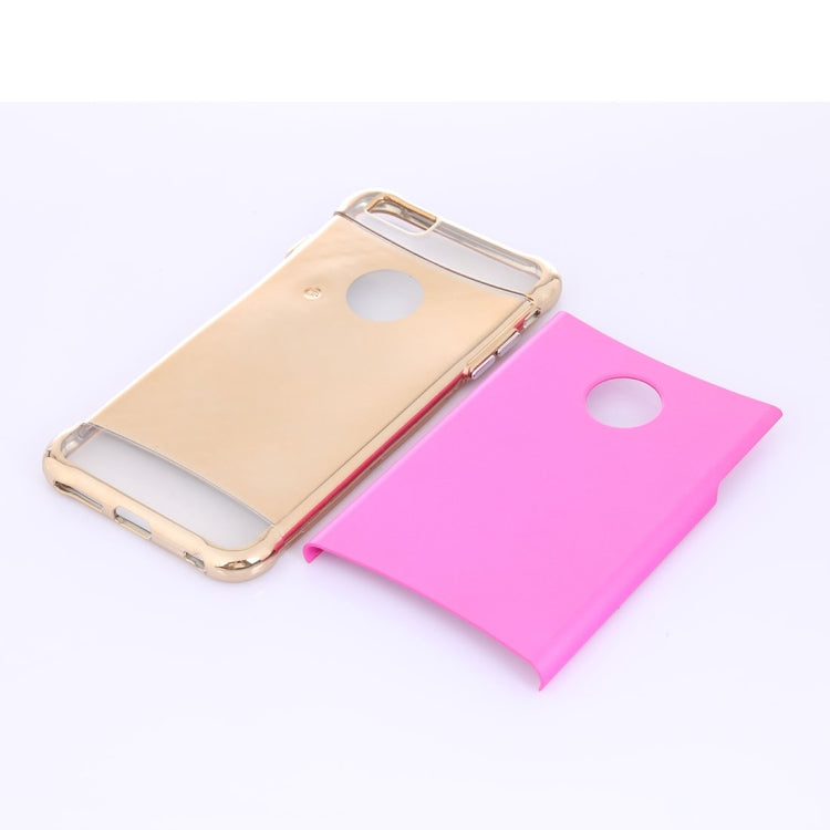 For iPhone 6 & 6s Electroplating Dropproof TPU+PC Detachable Protective Back Cover Case