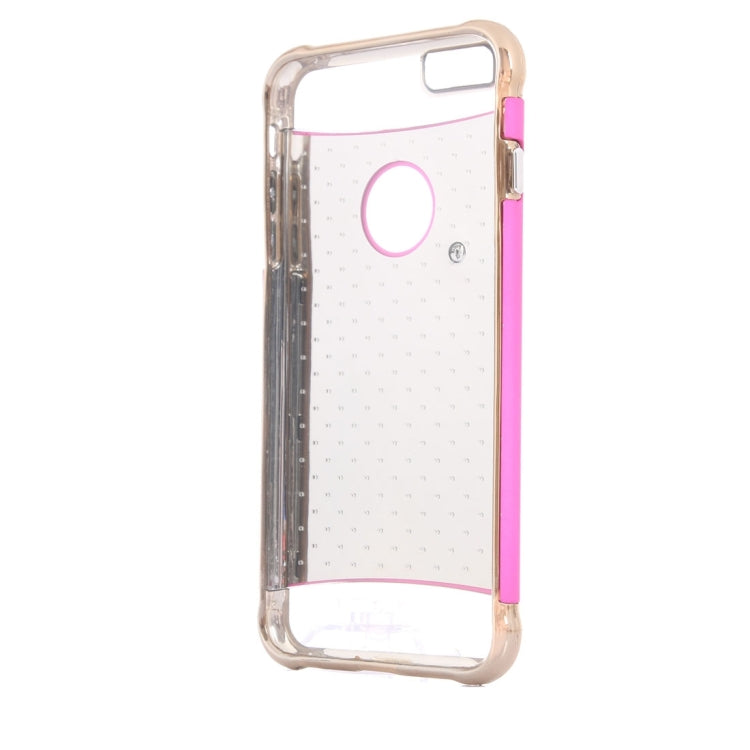 For iPhone 6 & 6s Electroplating Dropproof TPU+PC Detachable Protective Back Cover Case