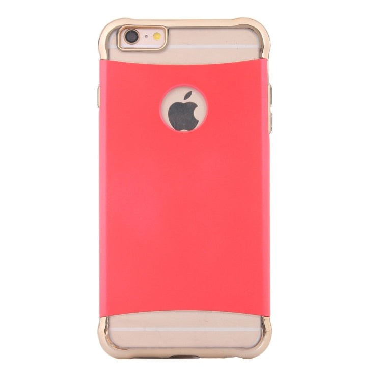 For iPhone 6 & 6s Electroplating Dropproof TPU+PC Detachable Protective Back Cover Case
