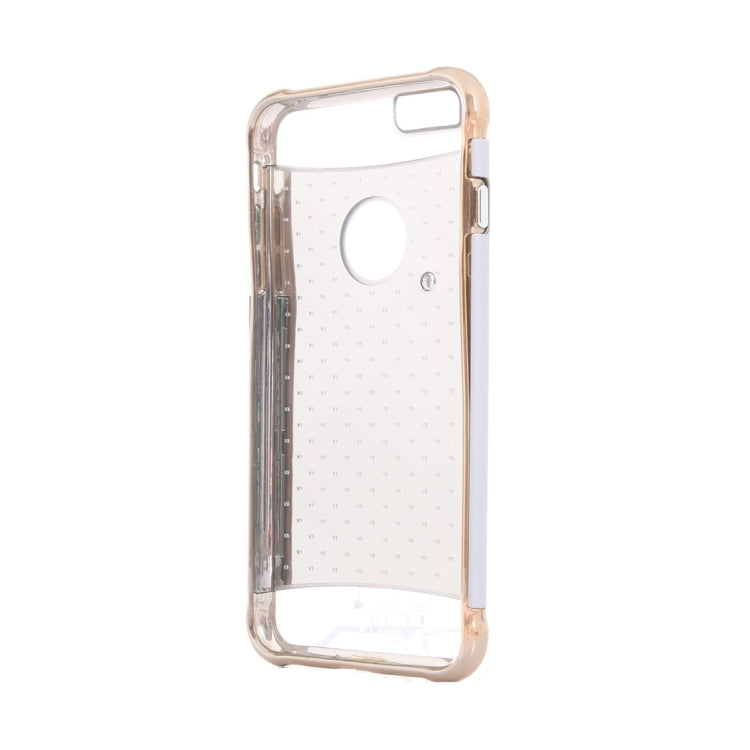 For iPhone 6 & 6s Electroplating Dropproof TPU+PC Detachable Protective Back Cover Case