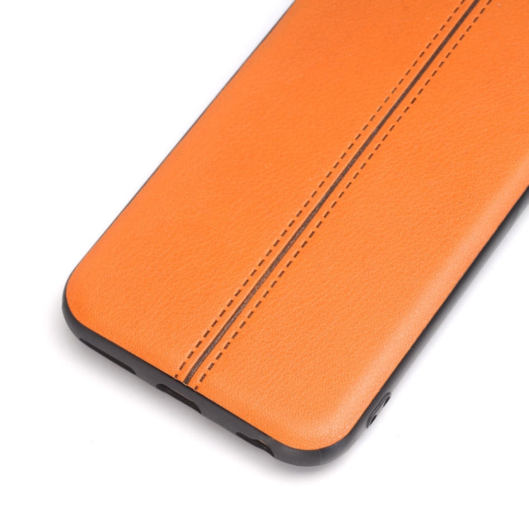 For iPhone 6 & 6s Plain Weave Texture Leather Surface Protective Back Cover Case