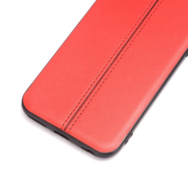For iPhone 6 & 6s Plain Weave Texture Leather Surface Protective Back Cover Case