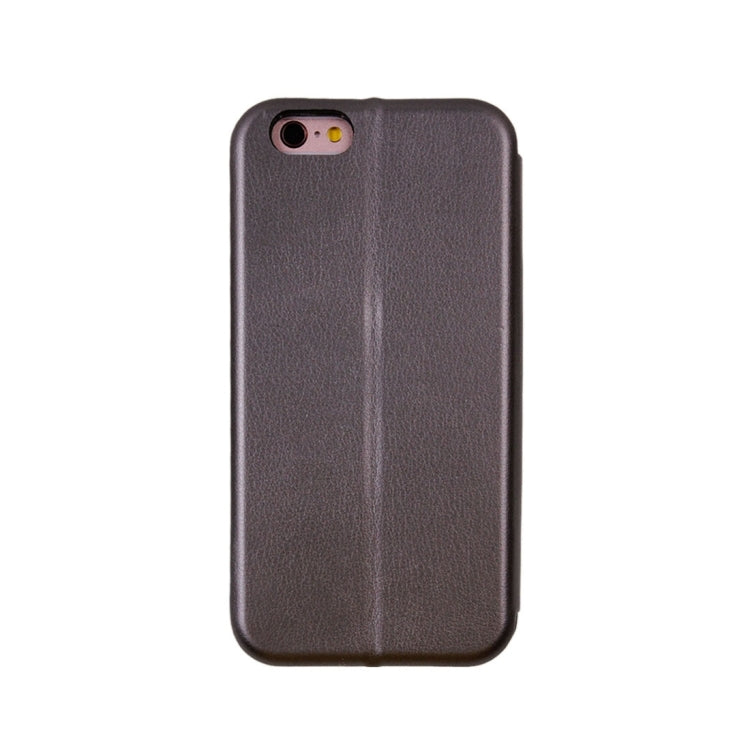 For iPhone 6 Magnetic Suction Style Horizontal Flip Leather Case with Holder & Card Slots