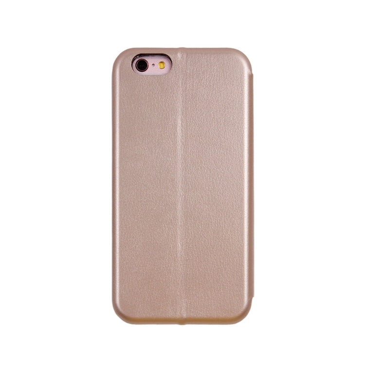 For iPhone 6 Magnetic Suction Style Horizontal Flip Leather Case with Holder & Card Slots