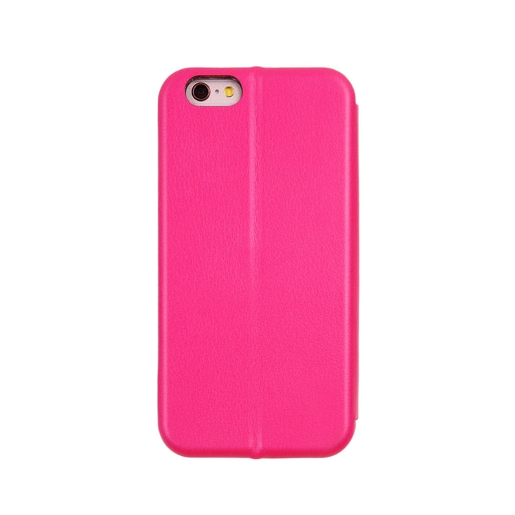 For iPhone 6 Magnetic Suction Style Horizontal Flip Leather Case with Holder & Card Slots