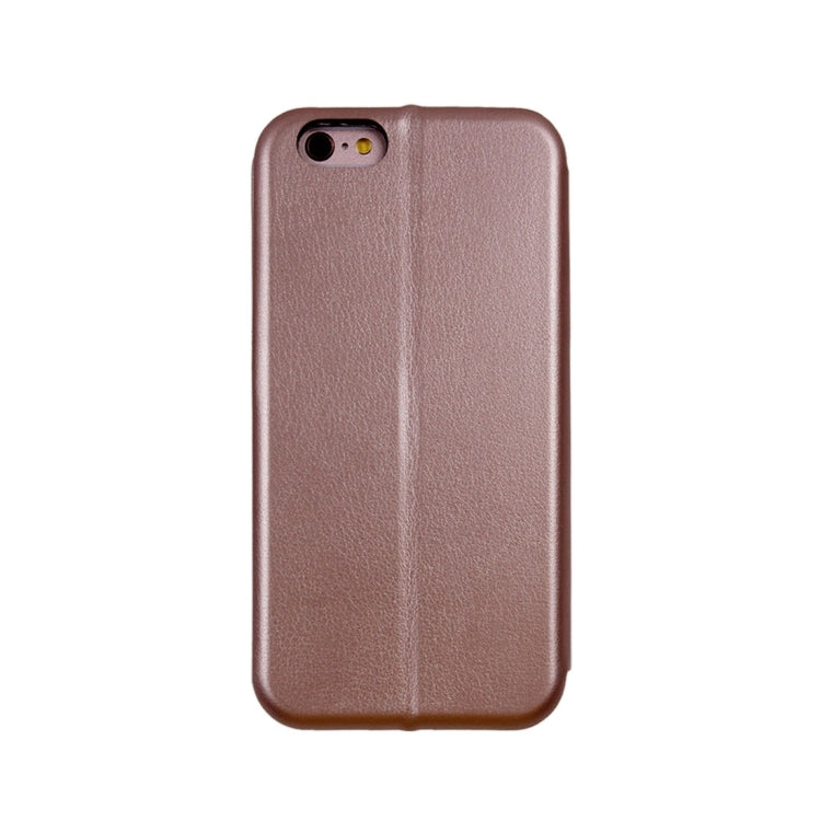 For iPhone 6 Magnetic Suction Style Horizontal Flip Leather Case with Holder & Card Slots