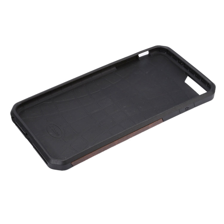 For iPhone 6 Plus & 6s Plus Crazy Horse Texture TPU Protective Case with Card Slot