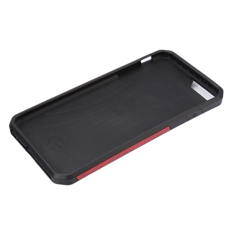 For iPhone 6 Plus & 6s Plus Crazy Horse Texture TPU Protective Case with Card Slot