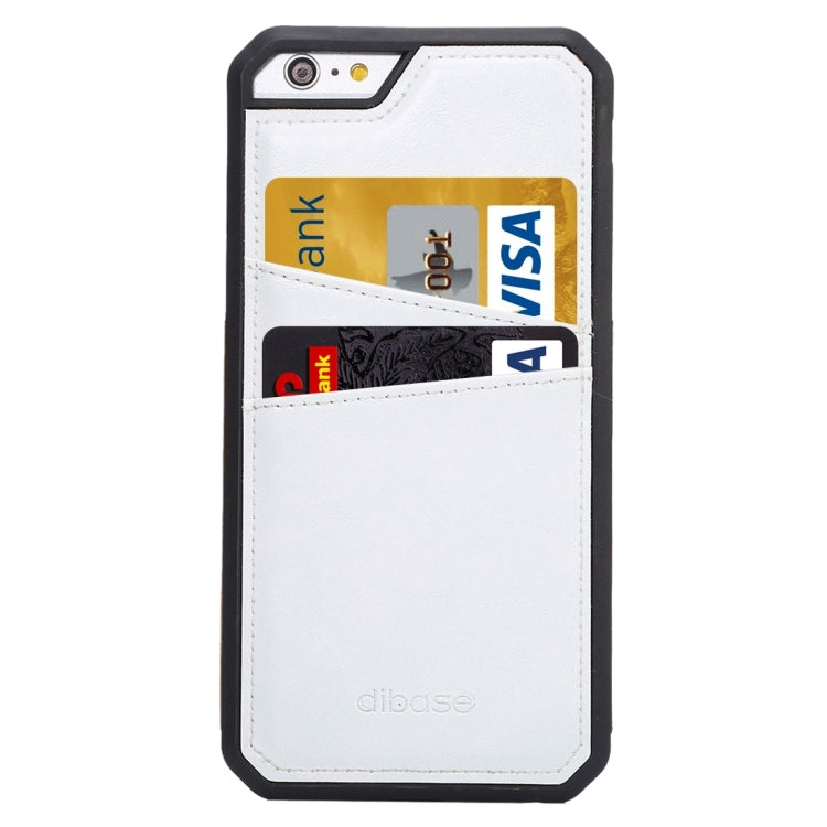 For iPhone 6 Plus & 6s Plus Crazy Horse Texture TPU Protective Case with Card Slot
