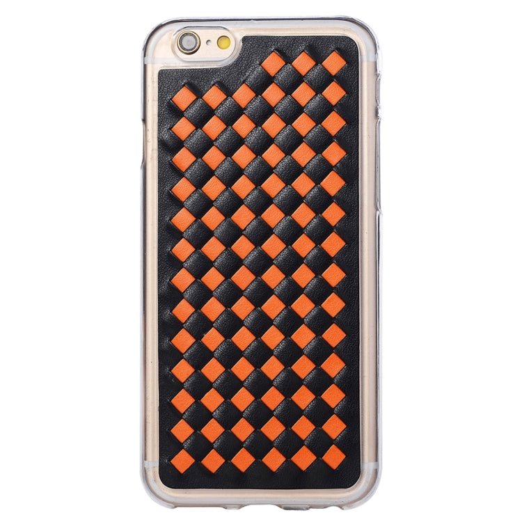 For iPhone 6 Plus & 6s Plus Knit Pattern PU Leather + TPU Protective Case