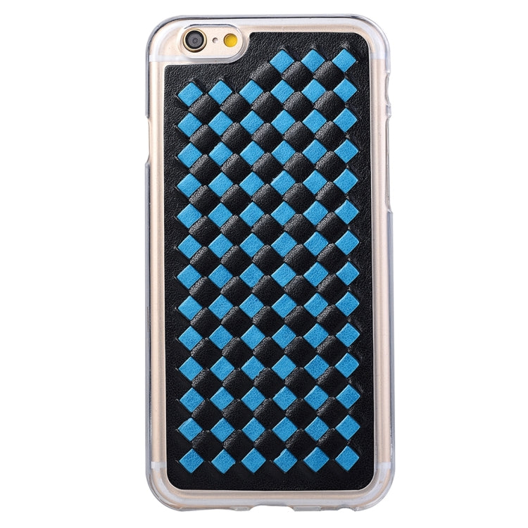 For iPhone 6 Plus & 6s Plus Knit Pattern PU Leather + TPU Protective Case