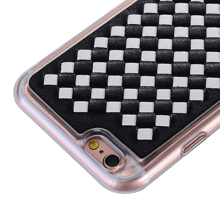 For iPhone 6 Plus & 6s Plus Knit Pattern PU Leather + TPU Protective Case