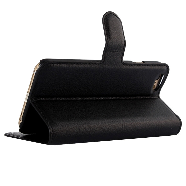 For iPhone 6 Plus & 6s Plus Litchi Texture Horizontal Flip Leather Case with Holder & Card Slots & Wallet