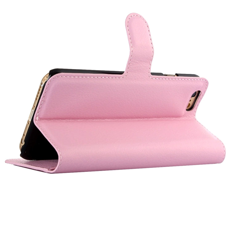 For iPhone 6 Plus & 6s Plus Litchi Texture Horizontal Flip Leather Case with Holder & Card Slots & Wallet