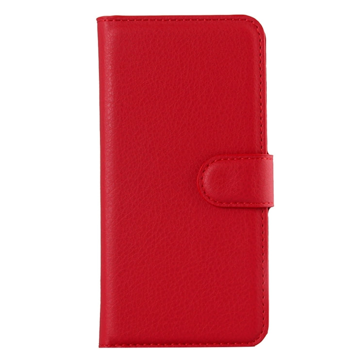 For iPhone 6 Plus & 6s Plus Litchi Texture Horizontal Flip Leather Case with Holder & Card Slots & Wallet