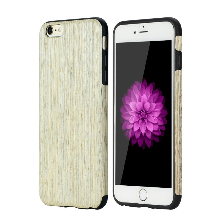 Rock Origin Series for iPhone 6 Plus & 6s Plus Artistic Wood Grain TPU Protective Back Case