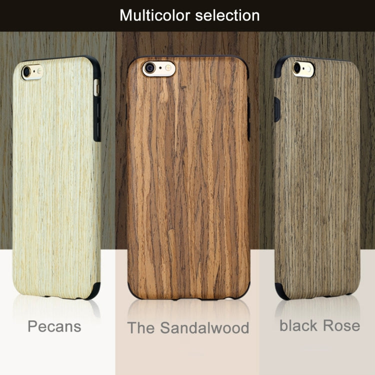 Rock Origin Series for iPhone 6 Plus & 6s Plus Artistic Wood Grain TPU Protective Back Case