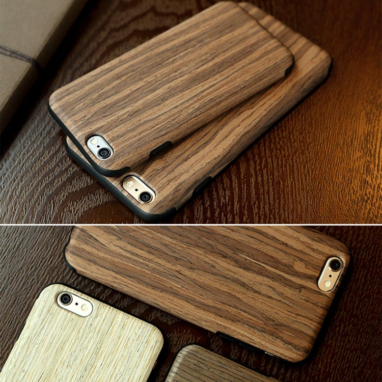 Rock Origin Series for iPhone 6 Plus & 6s Plus Artistic Wood Grain TPU Protective Back Case