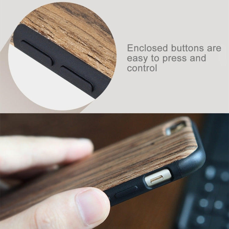 Rock Origin Series for iPhone 6 Plus & 6s Plus Artistic Wood Grain TPU Protective Back Case