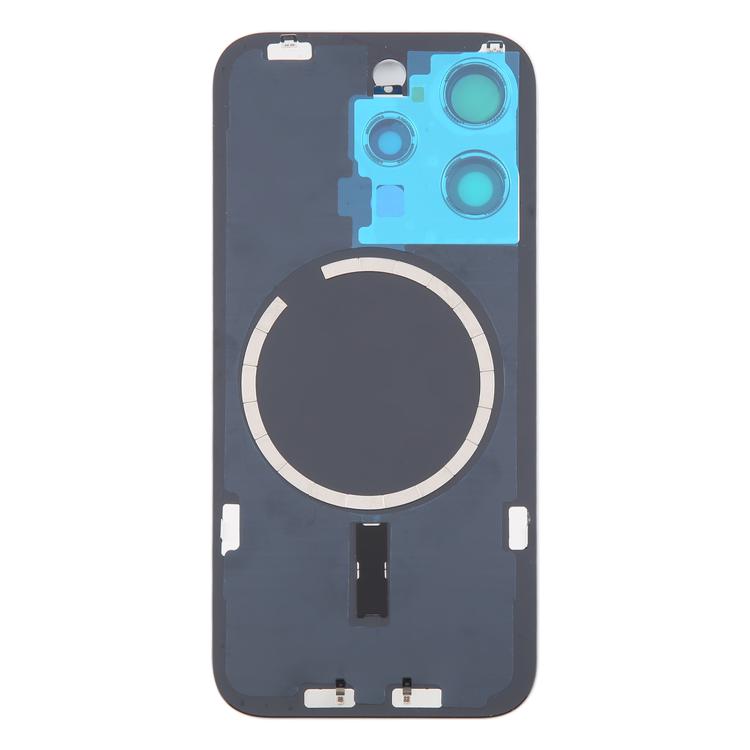 For iPhone 16 Pro Max Original Glass Battery Back Cover with Camera Lens Frame + MagSafe Magnet