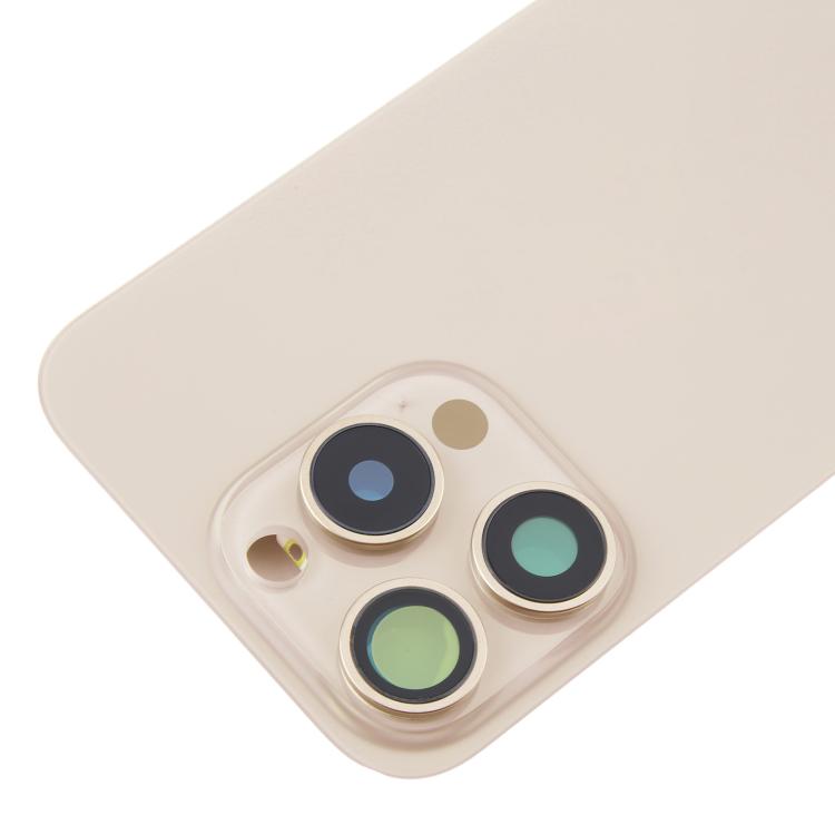 For iPhone 16 Pro Max Original Glass Battery Back Cover with Camera Lens Frame + MagSafe Magnet