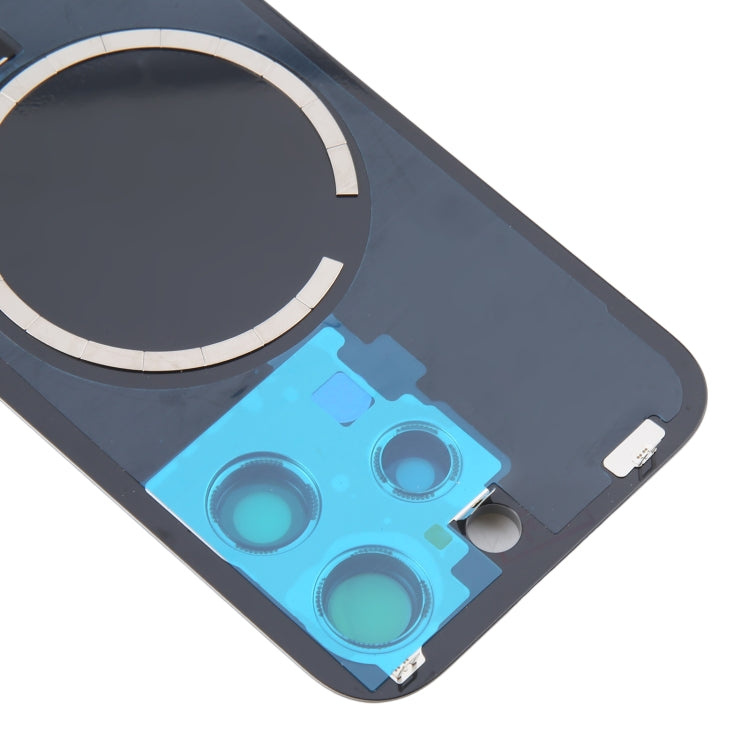 For iPhone 16 Pro Max Original Glass Battery Back Cover with Camera Lens Frame + MagSafe Magnet