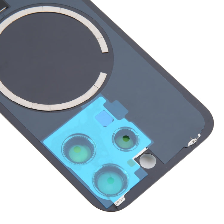 For iPhone 16 Pro Max Original Glass Battery Back Cover with Camera Lens Frame + MagSafe Magnet