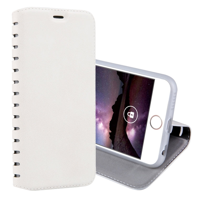 For iPhone 6 Plus & 6s Plus PU Retro Texture with Absorption Horizontal Flip Leather Case with Holder & Card Slots