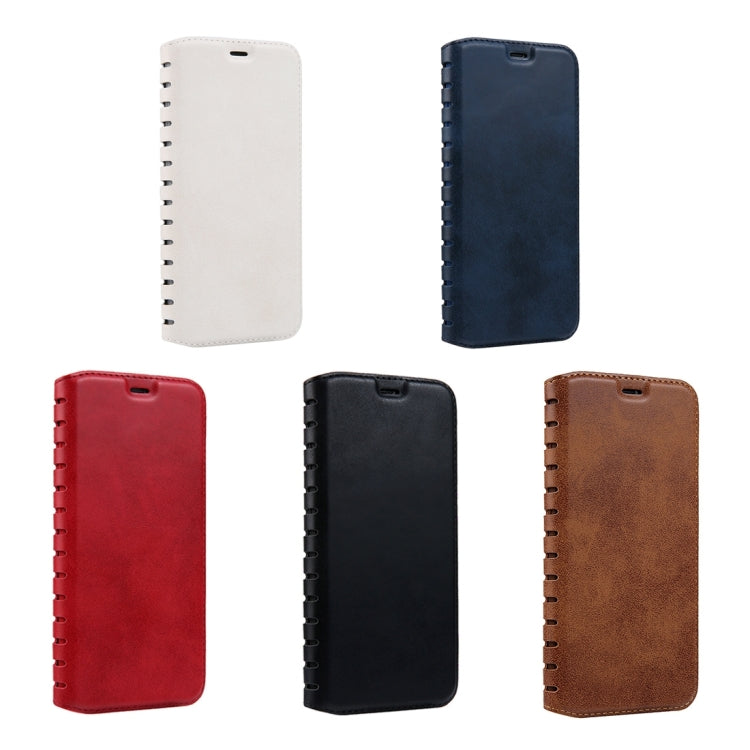 For iPhone 6 Plus & 6s Plus PU Retro Texture with Absorption Horizontal Flip Leather Case with Holder & Card Slots