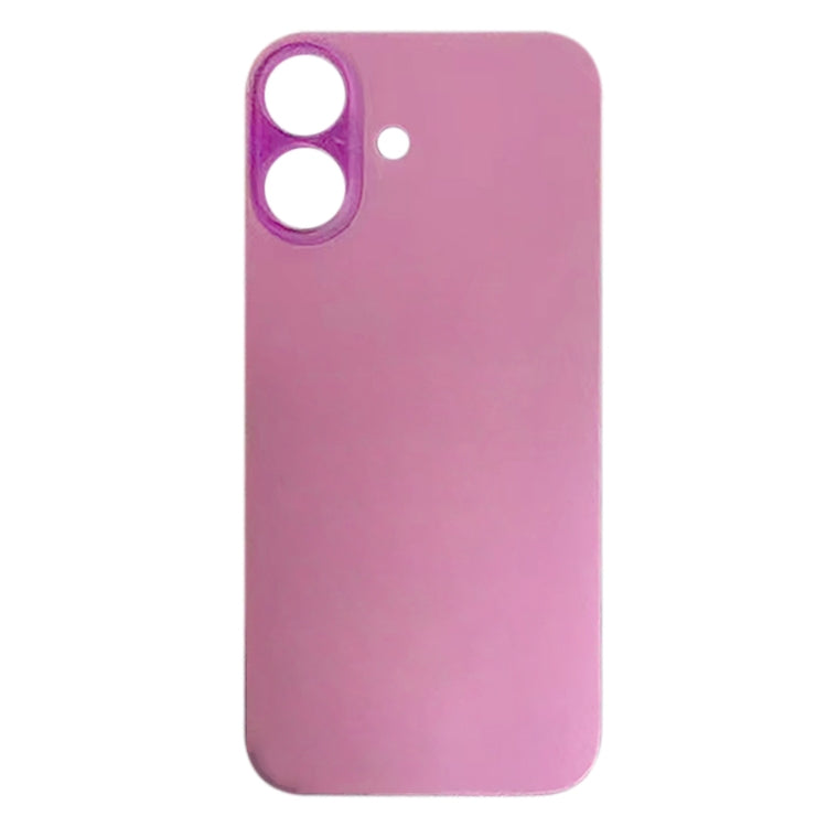 For iPhone 16 Plus Easy Replacement Big Camera Hole Glass Back Battery Cover