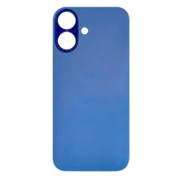 For iPhone 16 Plus Easy Replacement Big Camera Hole Glass Back Battery Cover