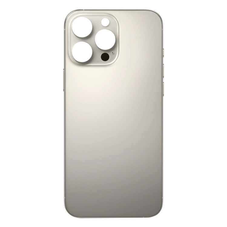 For iPhone 16 Pro Max Easy Replacement Big Camera Hole Glass Back Battery Cover