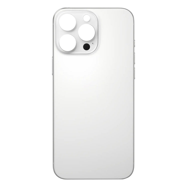 For iPhone 16 Pro Max Easy Replacement Big Camera Hole Glass Back Battery Cover