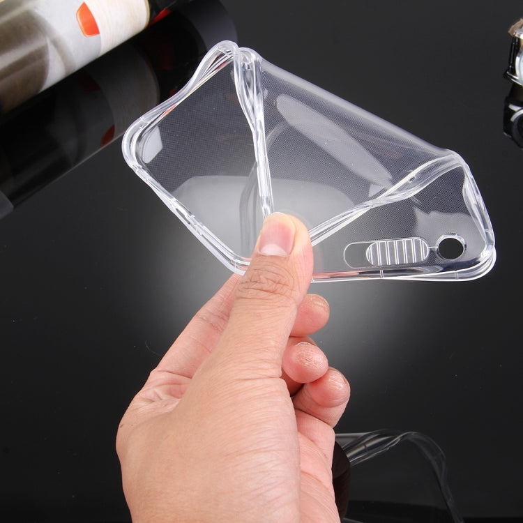 For iPhone 6 Plus & 6s Plus Slide Slice Design Removable Plastic Bumper Flame Transparent TPU Protective Case with Incoming Call LED Flash Blinking