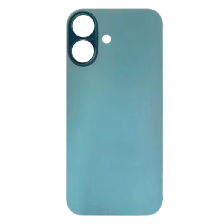 For iPhone 16 Easy Replacement Big Camera Hole Glass Back Battery Cover