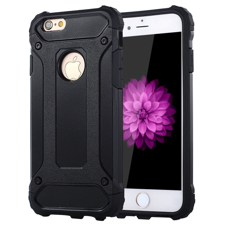 For iPhone 6 Plus & 6s Plus Steel Armor TPU + PC Combination Case