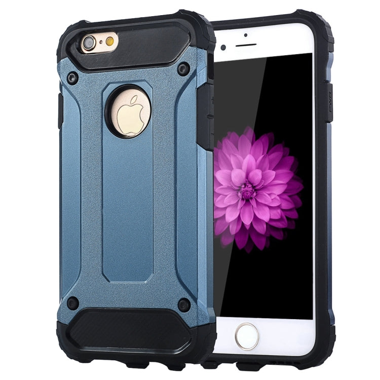 For iPhone 6 Plus & 6s Plus Steel Armor TPU + PC Combination Case