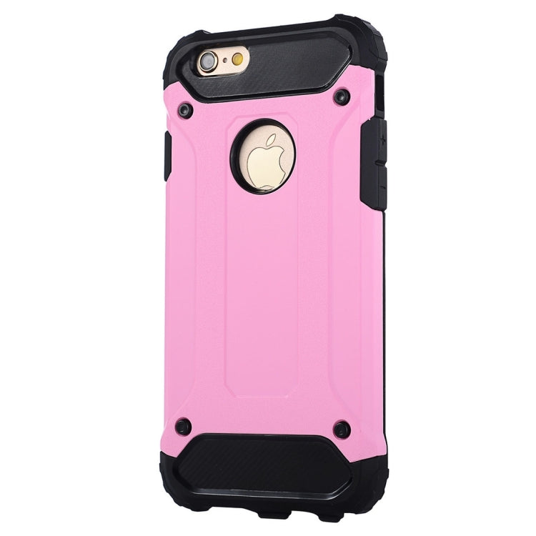 For iPhone 6 Plus & 6s Plus Steel Armor TPU + PC Combination Case