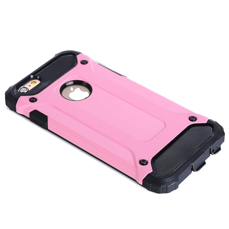 For iPhone 6 Plus & 6s Plus Steel Armor TPU + PC Combination Case