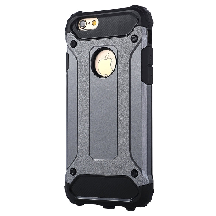 For iPhone 6 Plus & 6s Plus Steel Armor TPU + PC Combination Case