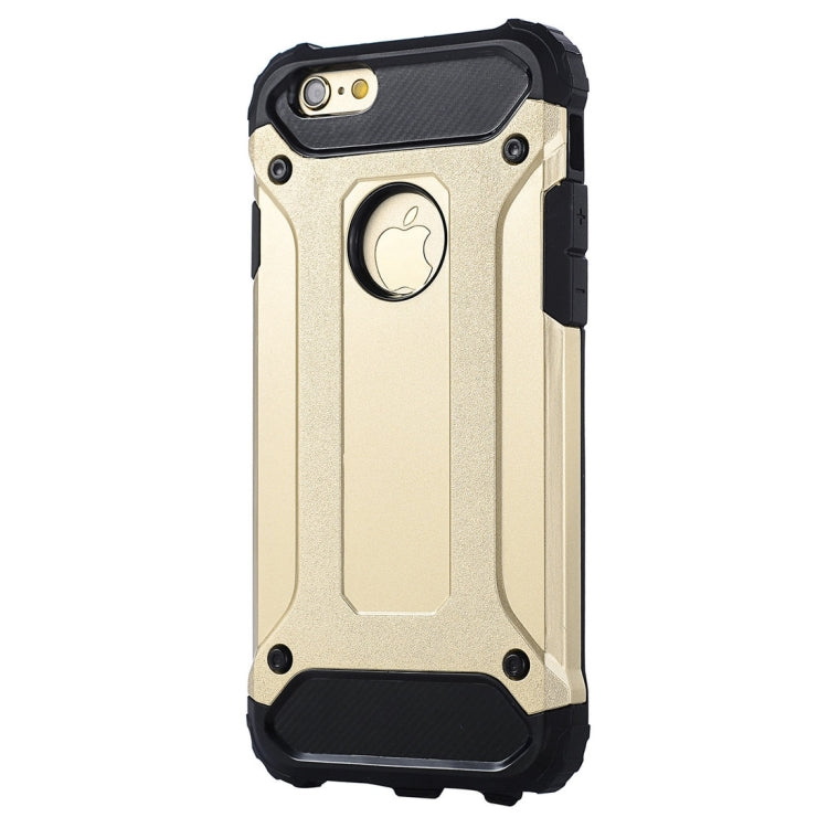 For iPhone 6 Plus & 6s Plus Steel Armor TPU + PC Combination Case